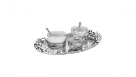 Чайный набор CHINELLI, 6 предметов, серебро