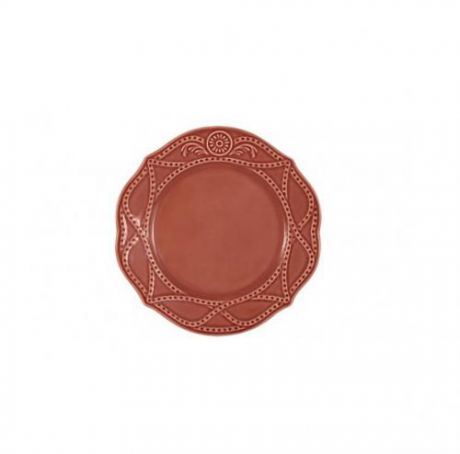 Тарелка закусочная matceramica, Villa, 22 см, красный