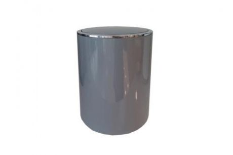Урна для мусора PRIMANOVA, LENOX, 25,5*18,5 см, серый
