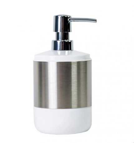 Дозатор для мыла PRIMANOVA, LIMA XL, 18,5*9,5 см, белый
