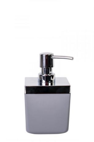 Дозатор для мыла PRIMANOVA, TOSKANA, 14,5*8,5 см, серый