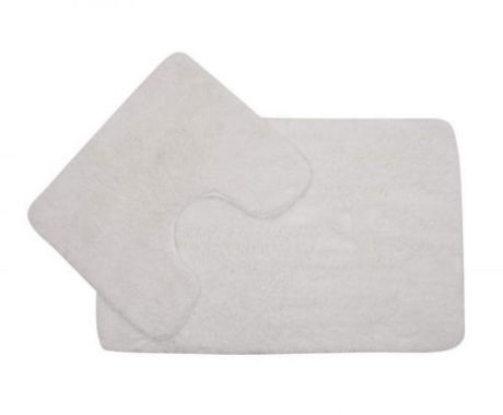 Комплект ковриков для ванной PRIMANOVA, SUPERSOFT, 2 предмета, белый