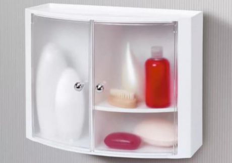 Шкафчик для ванной PRIMANOVA, 32*43*17 см, белый