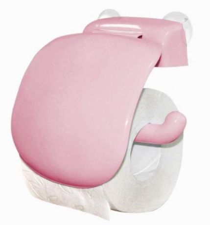 Держатель для туалетной бумаги violet, 15,5*6 см, розовый