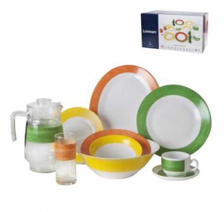 Сервиз чайно-столовый Luminarc, Color Days, 45 предметов