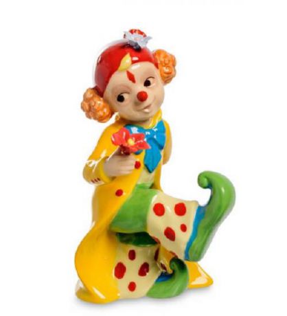 Статуэтка Pavone, Клоун, 15 см, разноцветный