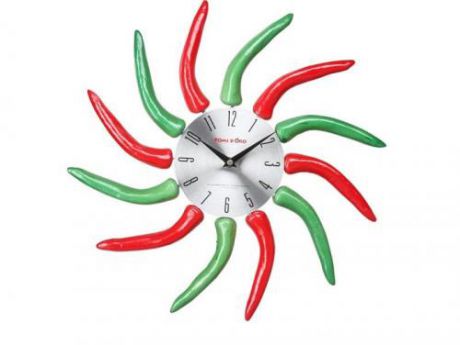 Часы настенные POMI DORO, 42 см, перцы