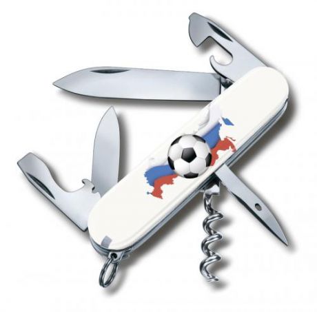 Перочинный нож VICTORINOX, Spartan, Российский футбол, 9,1 см, 12 функций