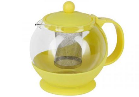 Чайник заварочный ROSENBERG, 1,25 л, желтый