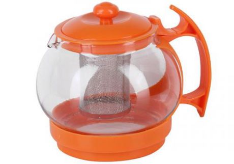 Чайник заварочный ROSENBERG, 1,1 л, оранжевый