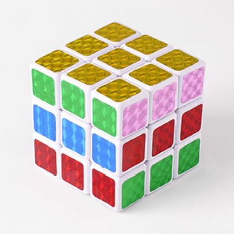 Кубик Рубика 3х3 голографический, пластик, 5,5х5,5см