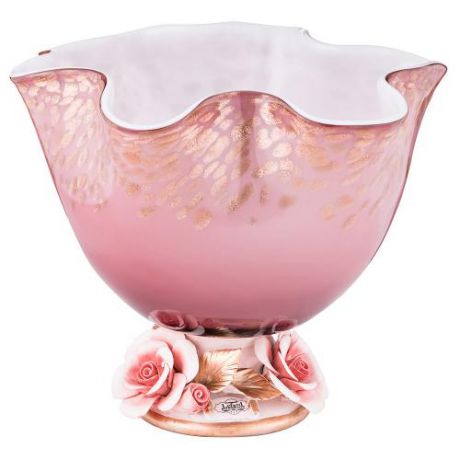 Ваза декоративная Lefard, Флорентина, 25*25*22 см, розовый