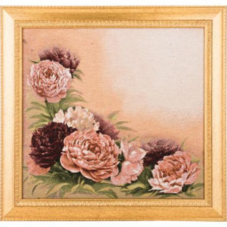 Гобеленовая картина Арти-М, Розовые пионы, 48*55 см