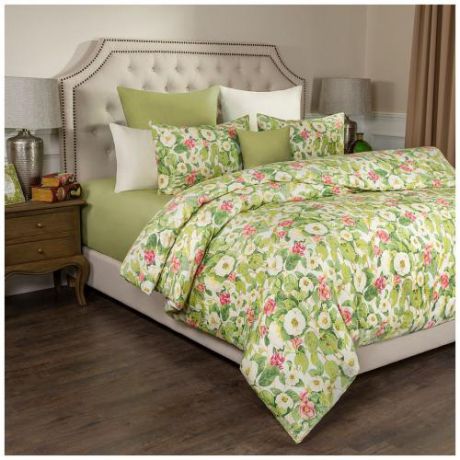 Комплект постельного белья двуспальный SANTALINO, Жасмин, зеленый