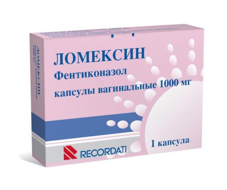 ломексин капсулы вагинальные 1000 мг n1