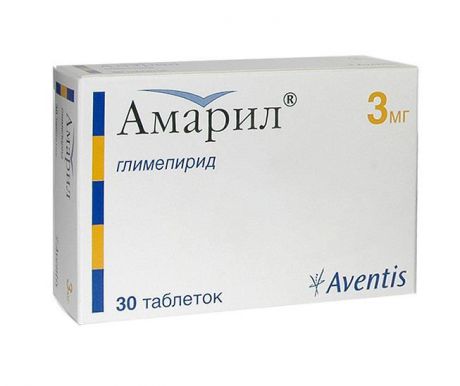 амарил 3 мг 30 табл