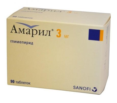 амарил 3 мг 90 табл