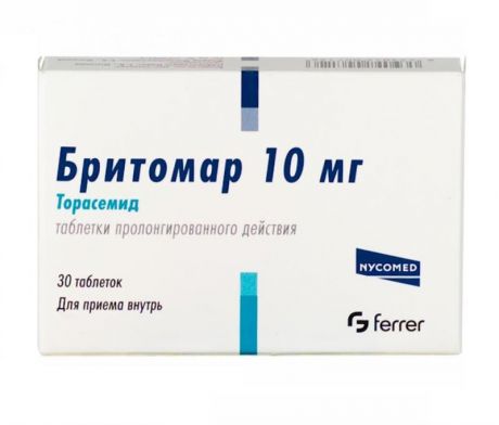 бритомар 10 мг 30 табл