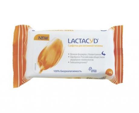 лактацид салфетки для интимной гигиены N15
