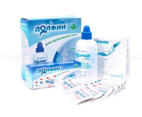 долфин устройство плюс средство для взрослых для промывания носа N30