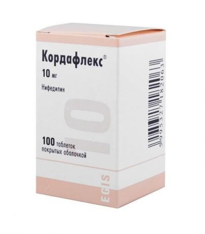 кордафлекс 10 мг 100 табл