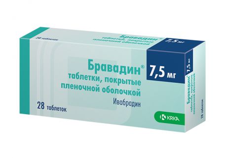 бравадин 7,5 мг 28 табл