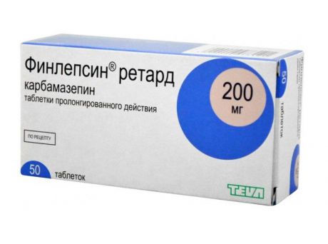 финлепсин ретард 200 мг 50 табл