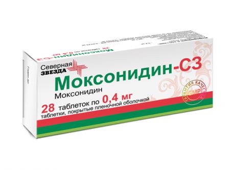 моксонидин-сз 400 мкг 28 табл