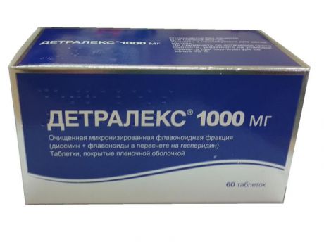 детралекс таблетки 1000 мг N60