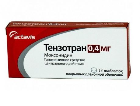 тензотран 0,4 мг 14 табл