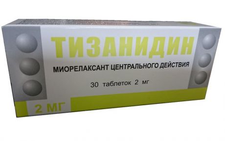тизанидин 2 мг 30 табл