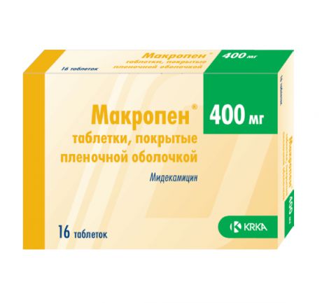 макропен 400 мг 16 табл