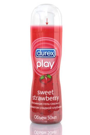 гель-смазка дюрекс play strawberry с ароматом клубники 50 мл