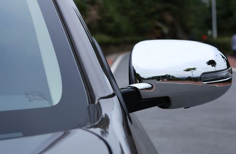 Накладки на боковые зеркала, хромированные CHN для Mitsubishi Outlander 2012 - 2018