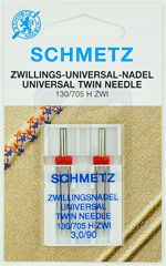 Иглы стандартные двойные 130705H ZWI № 903.0, 2 шт. Schmetz
