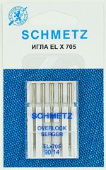 Иглы для плоскошовных машин ELx705 90, 5 шт. Schmetz