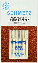 Иглы для кожи 130705H LL № 70, 5 шт. Schmetz