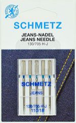 Иглы для джинсы 130705H-J №110, 5шт. Schmetz