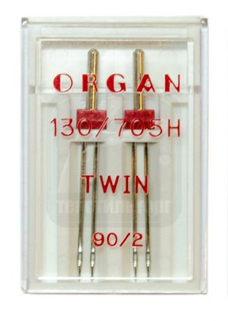 Иглы двойные стандарт №902,0 2шт. Organ