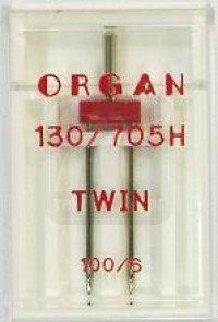 Иглы двойные стандарт №1006.0, 1шт. Organ
