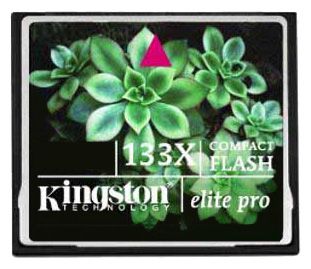 Compact Flash карта памяти Kingston 8GB 133x (CF/8GB-S2)