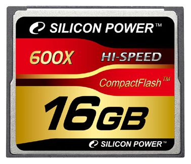 Compact Flash карта памяти Silicon Power 16GB 600x
