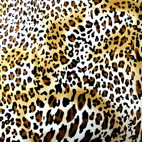 Ткань Шелк принт леопард