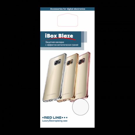 Накладка силикон iBox Blaze для Xiaomi Mi6 (серебристая рамка)