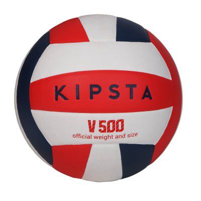 Волейбольный Мяч V500 Белый, Синий И Красный