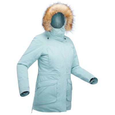 Женская Куртка Для Зимних Походов Sh500 Ultra-warm