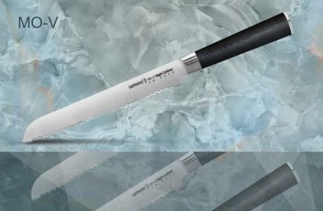 SM-0055/G-10 Нож кухонный стальной для хлеба SAMURA MO-V