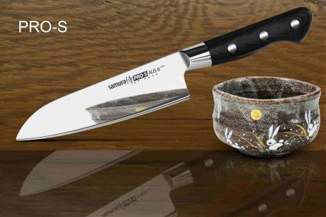 SP-0095/G-10 Нож кухонный Сантоку японский Шеф Samura PRO-S