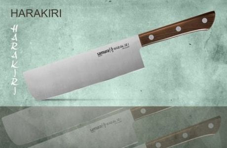 SHR-0043WO Нож кухонный "Samura HARAKIRI" Накири 161 мм, AUS-8