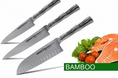 Набор из 3 ножей Samura BAMBOO (упакованы отдельно)